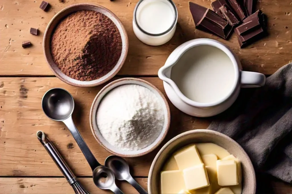ingredients for chocolate gravy ingredients for chocolate gravy